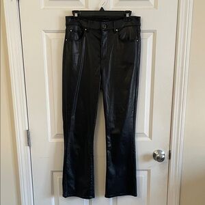 Ann Taylor faux leather pants size 8